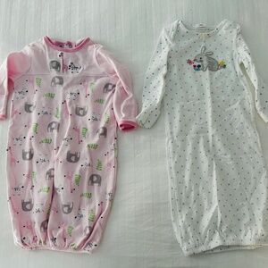 Infant Girls - 2 pack bundle pajama sleep sacks